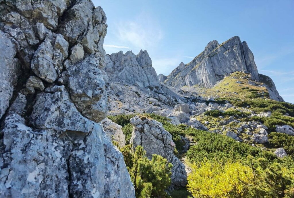 Dort oben im Rofangebirge ist es wunderbar zum Wandern in Kramsach