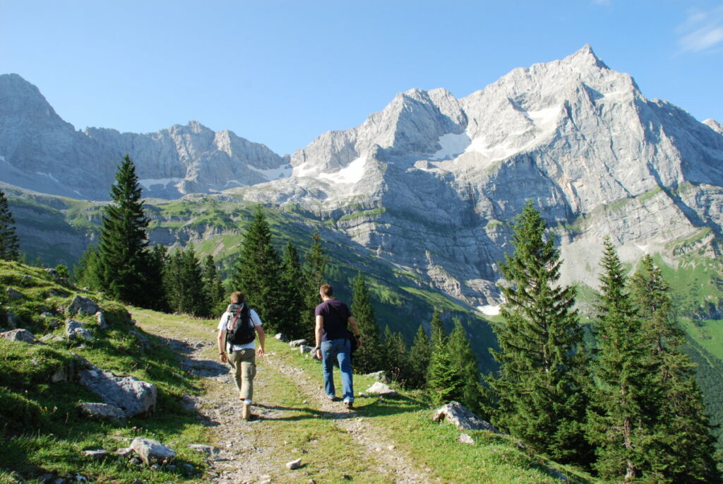 Aussichtsreich zur Binsalm wandern - auf dem Panoramaweg