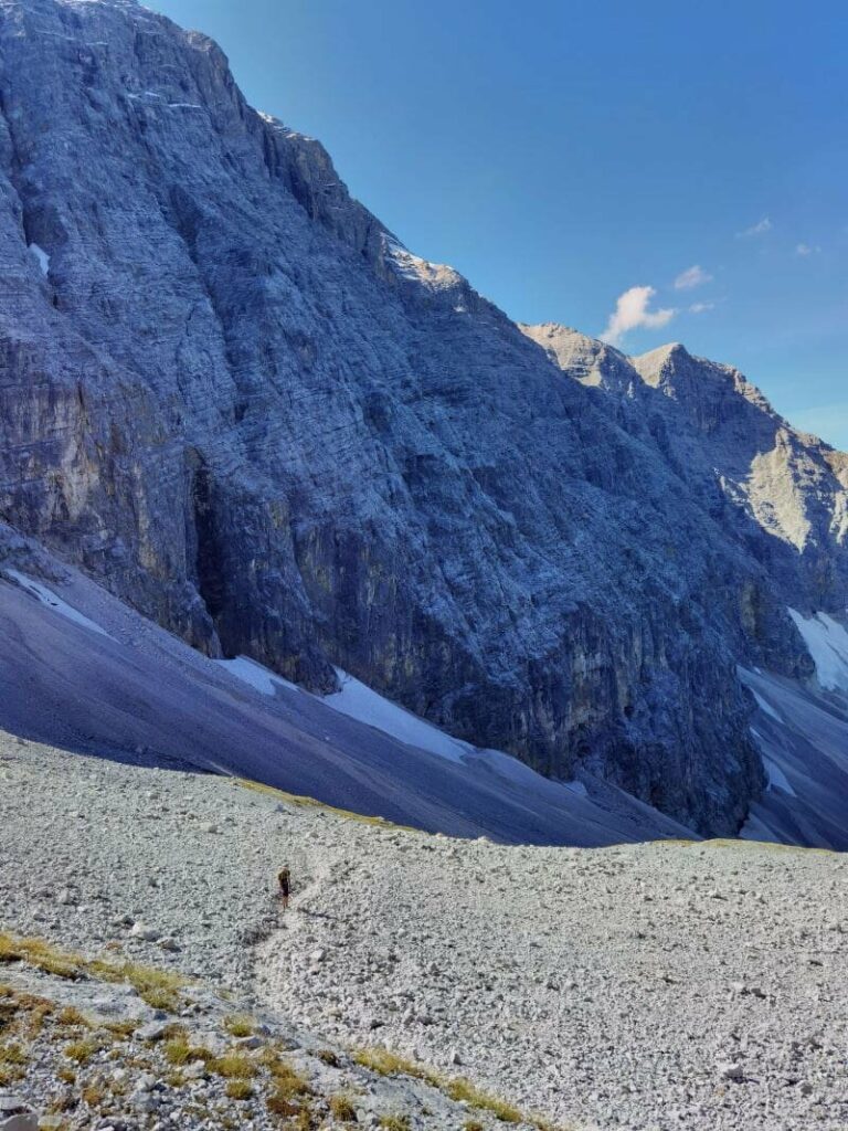 Auf dem Weg zur Birkkarspitze