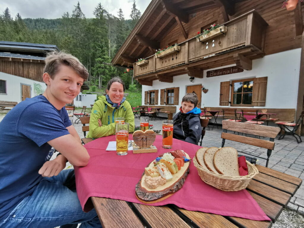 Unsere gemütliche Einkehr auf der Bodenalm