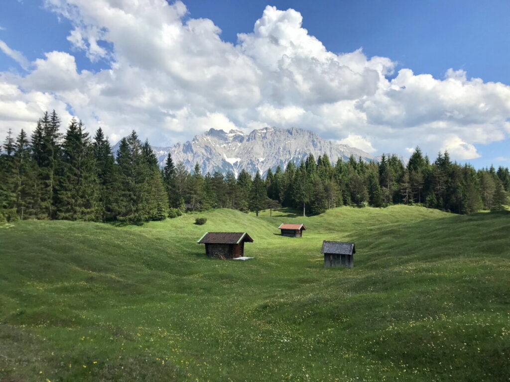 Buckelwiesen Mittenwald - sehenswert bei einer Wanderung oder Radtour