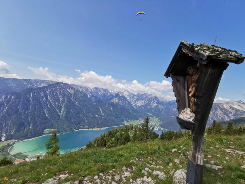 Auf jeden Fall beim Durrakreuz  stoppen und staunen auf der Dalfazalm Wanderung