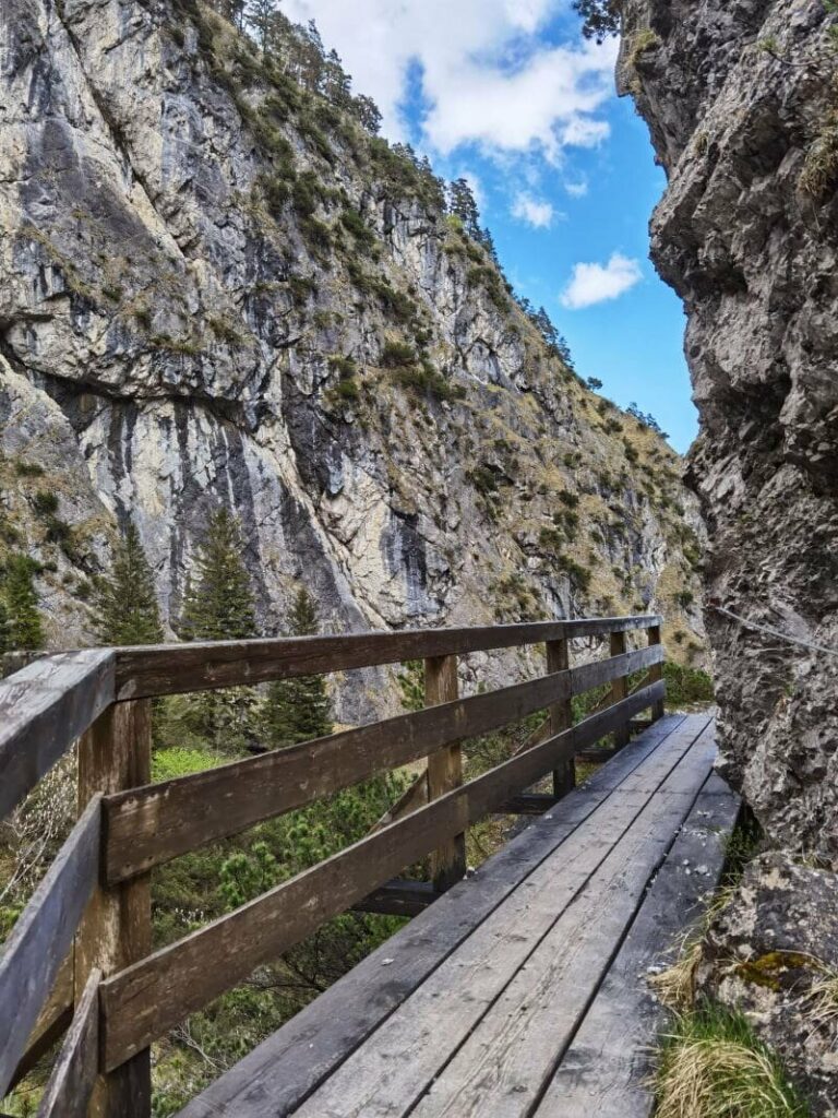 Der Fluchststeig nach St. Magdalena Halltal