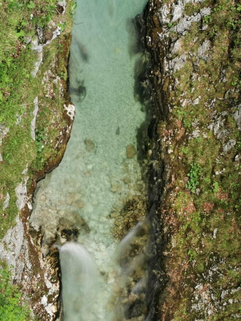 Blick auf die Leutascher Ache in der Geisterklamm