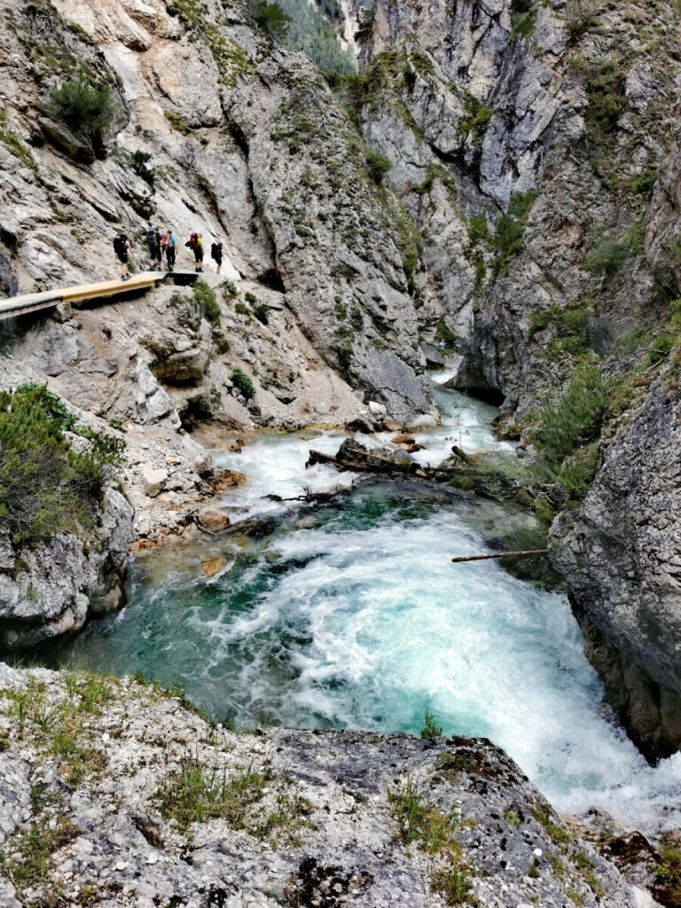 Das ist eine der schönsten Stellen in der Gleirschklamm