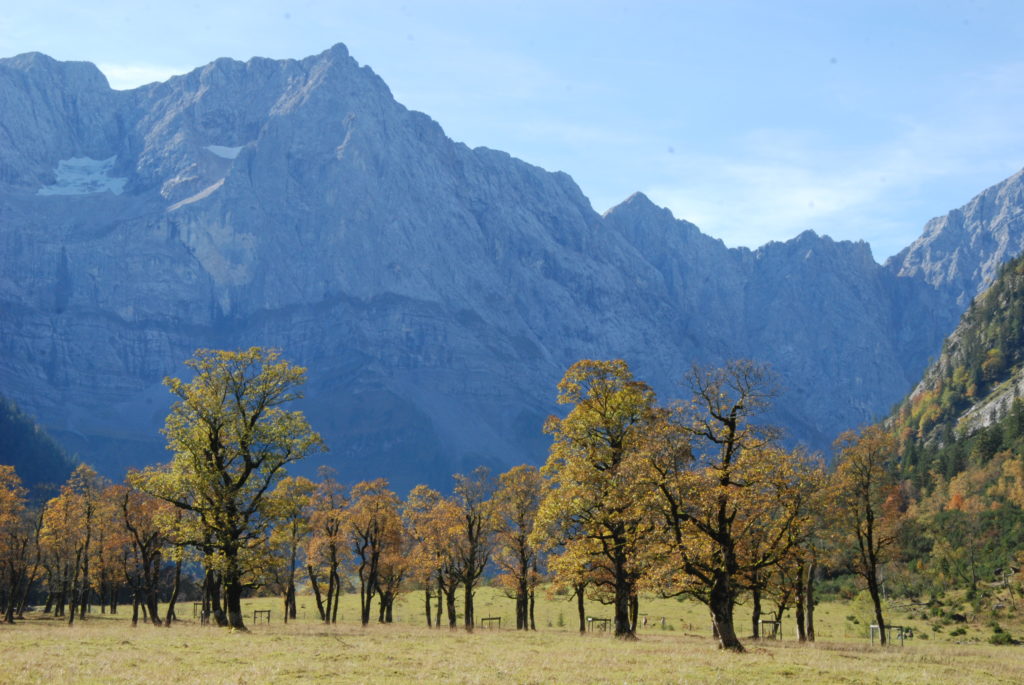 Großer Ahornboden mit der Spritzkarspitze