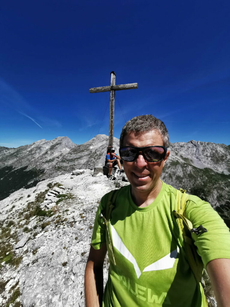 Auf dem Hochalmkreuz im Karwendel