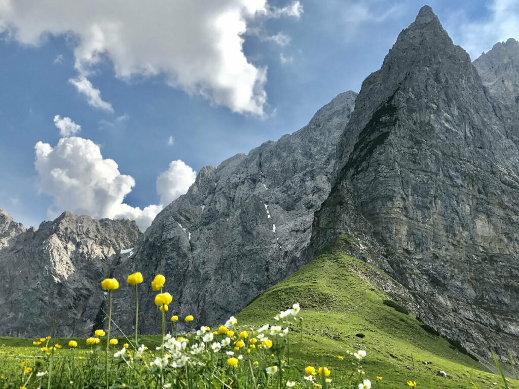 Die atemberaubende Landschaft am Hohljoch