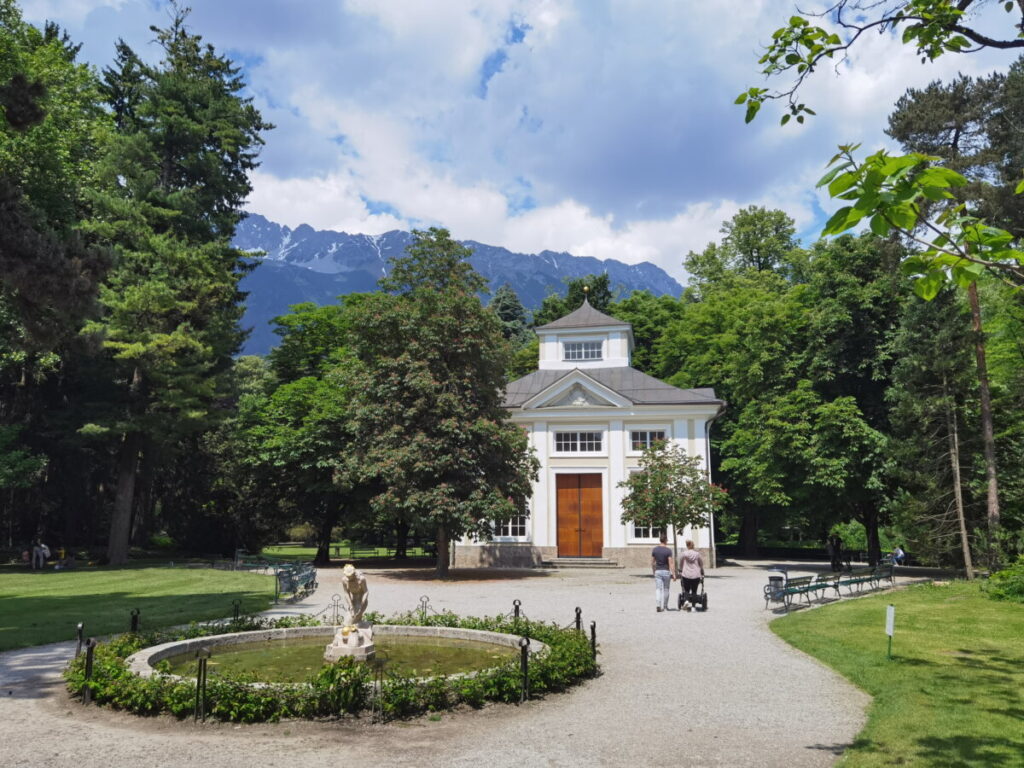 Eine der ruhigsten Innsbruck Sehenswürdigkeiten: Der Hofgarten
