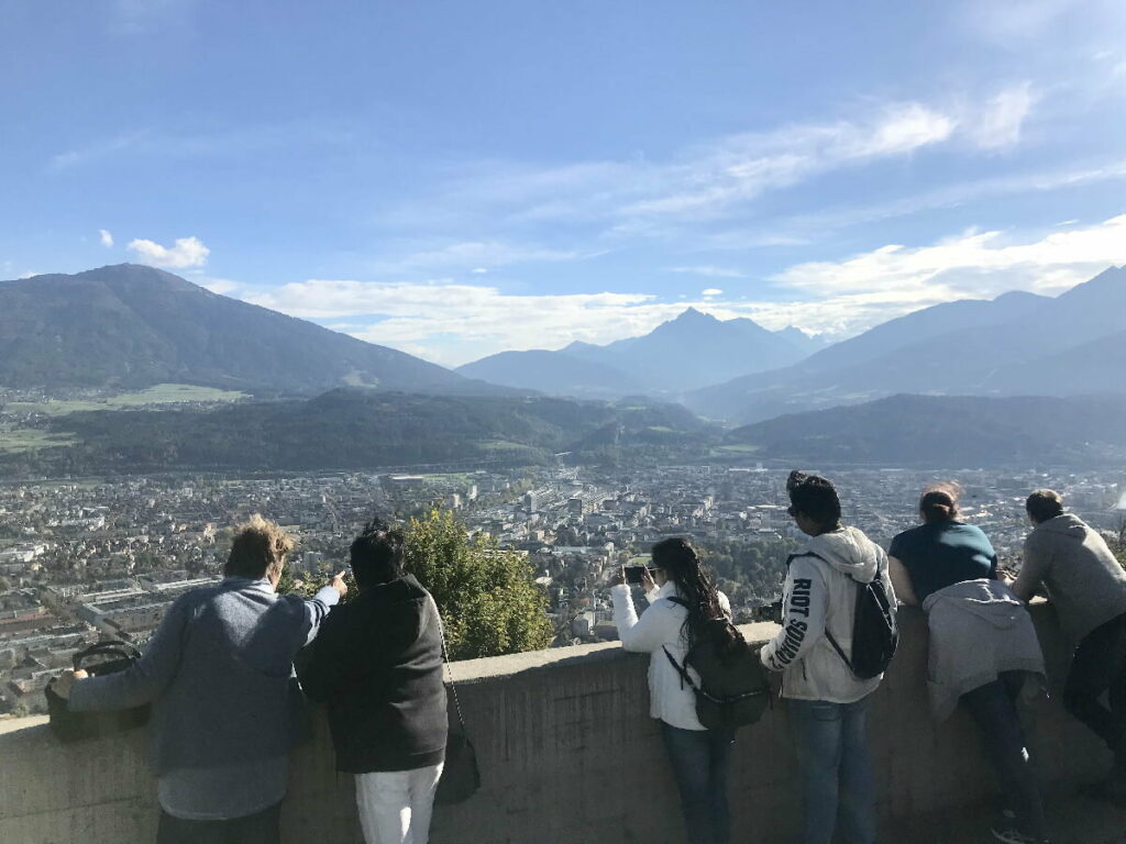 Innsbruck Sehenswürdigkeiten von oben - genieße den schönsten Ausblick auf die Stadt!