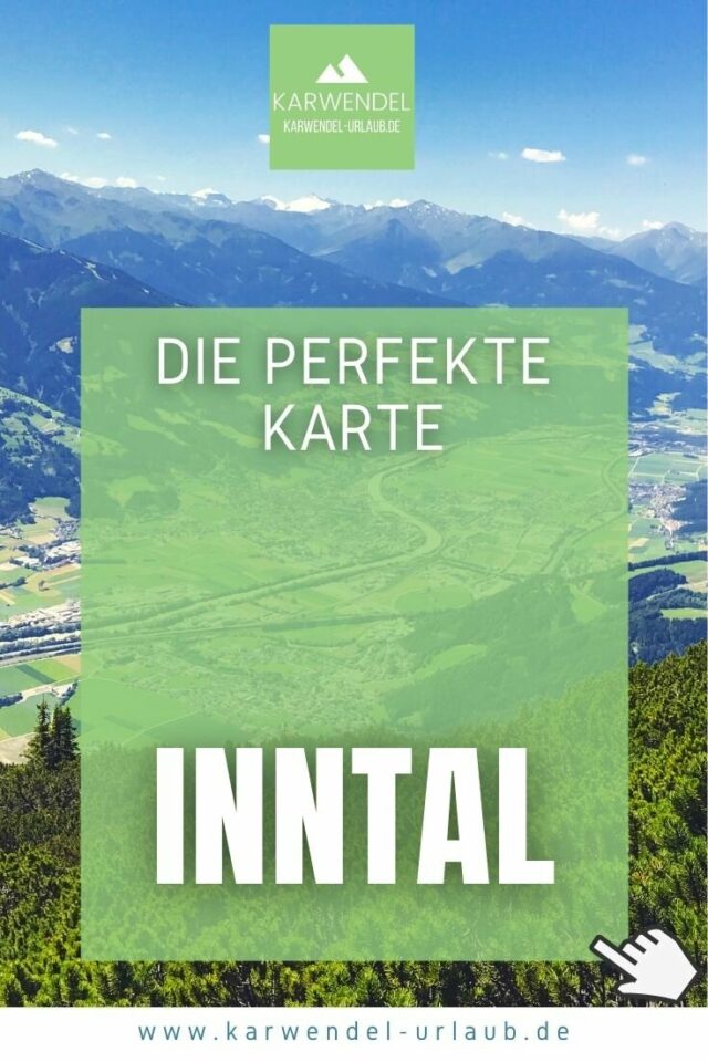 INNTAL KARTE ️ Innradweg Karte und Wanderkarte Inntal
