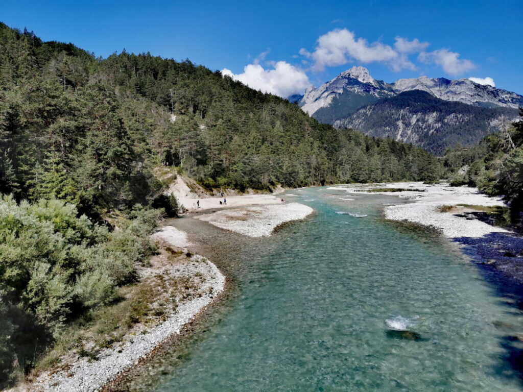 Die Isar bei Scharnitz