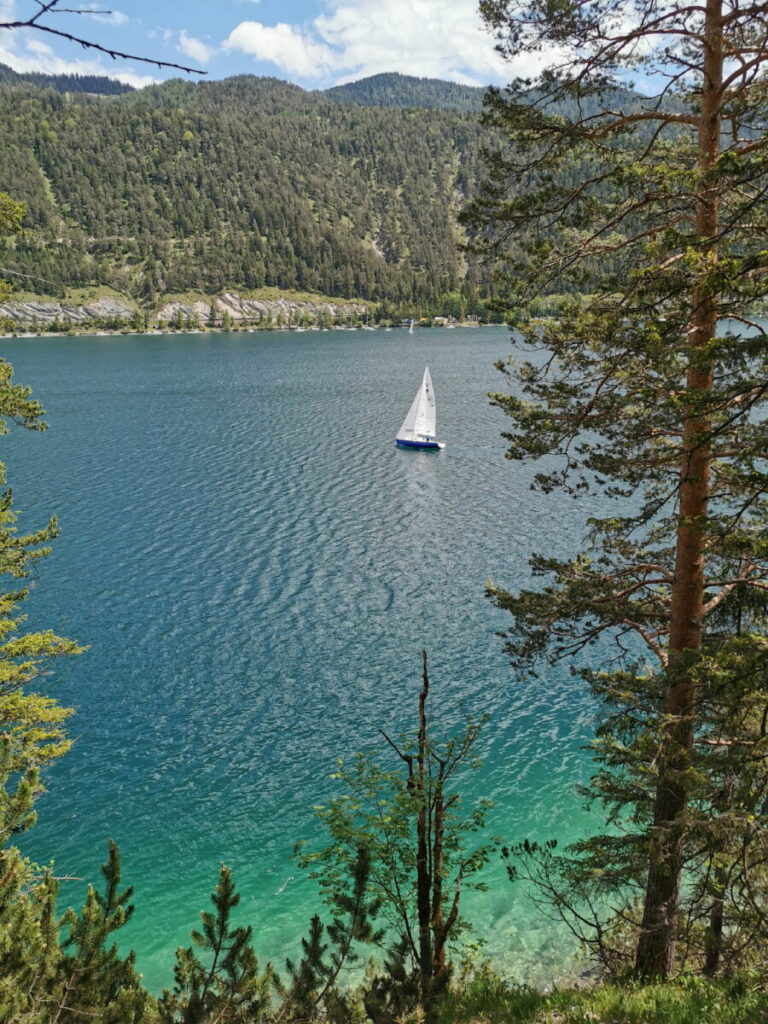 Karibik in Tirol mit Segelschiff - wir haben einige Segelschiffe gesehen