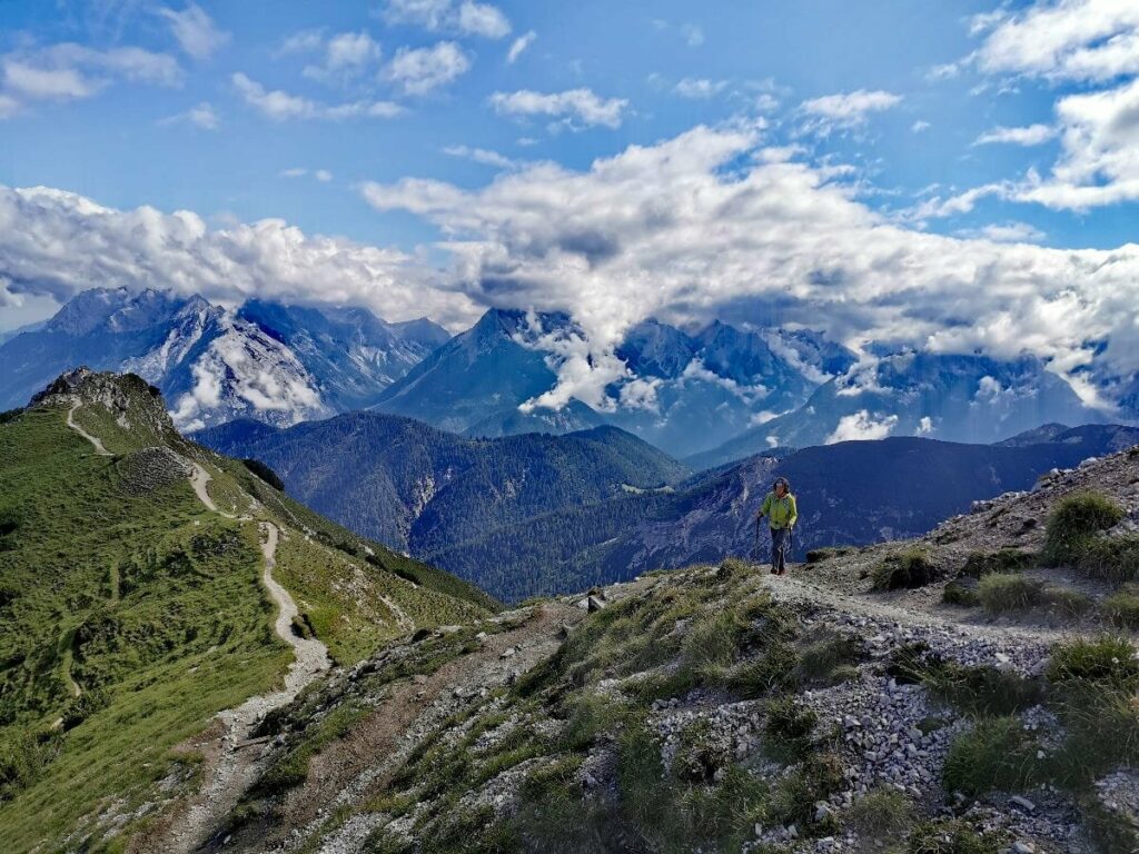 Meine Variante auf dem Karwendel Höhenweg - über den aussichtsreichen Grat ab Seefeld wandern