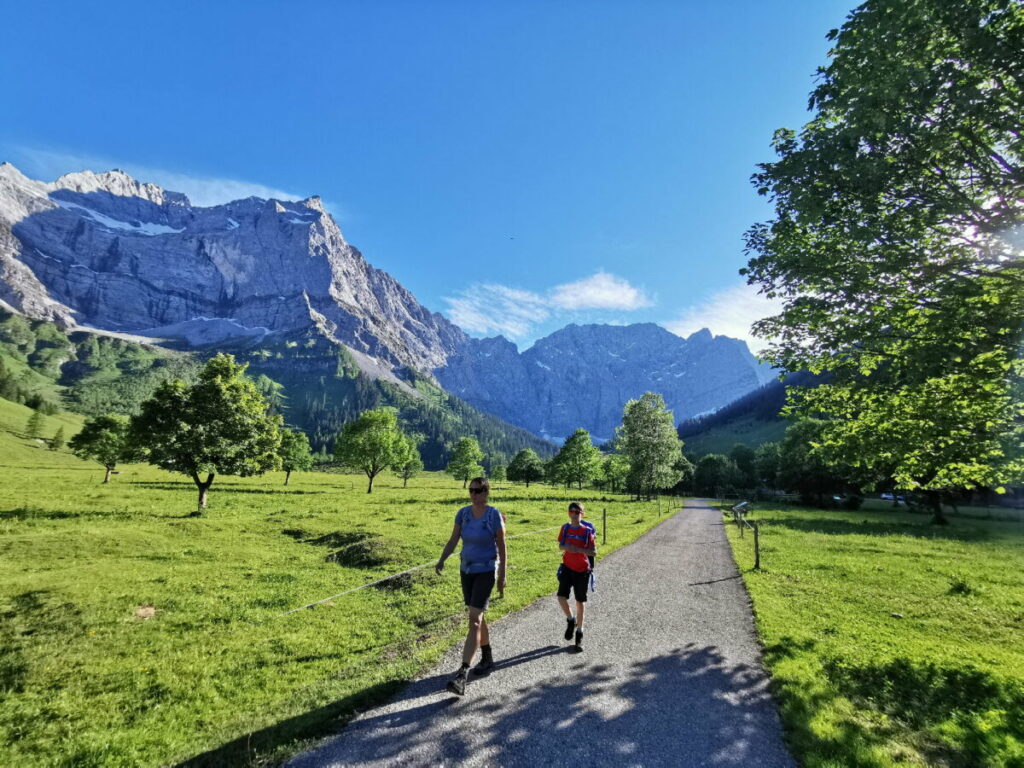 Karwendel wandern - in dieser schönen Natur macht das richtig Spaß!