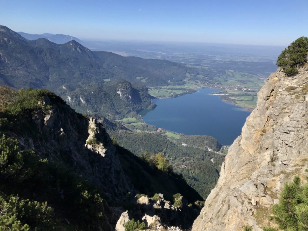 In den Bergen am Kochelsee wandern