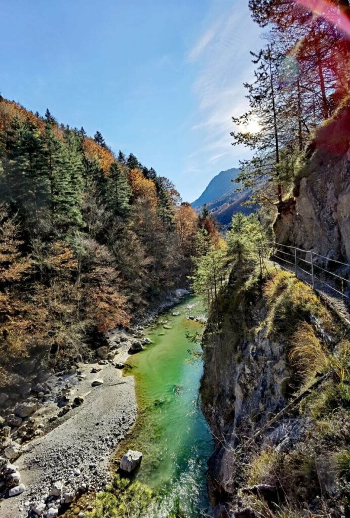 Die Tiefenbachklamm in Kramsach, Tirol 