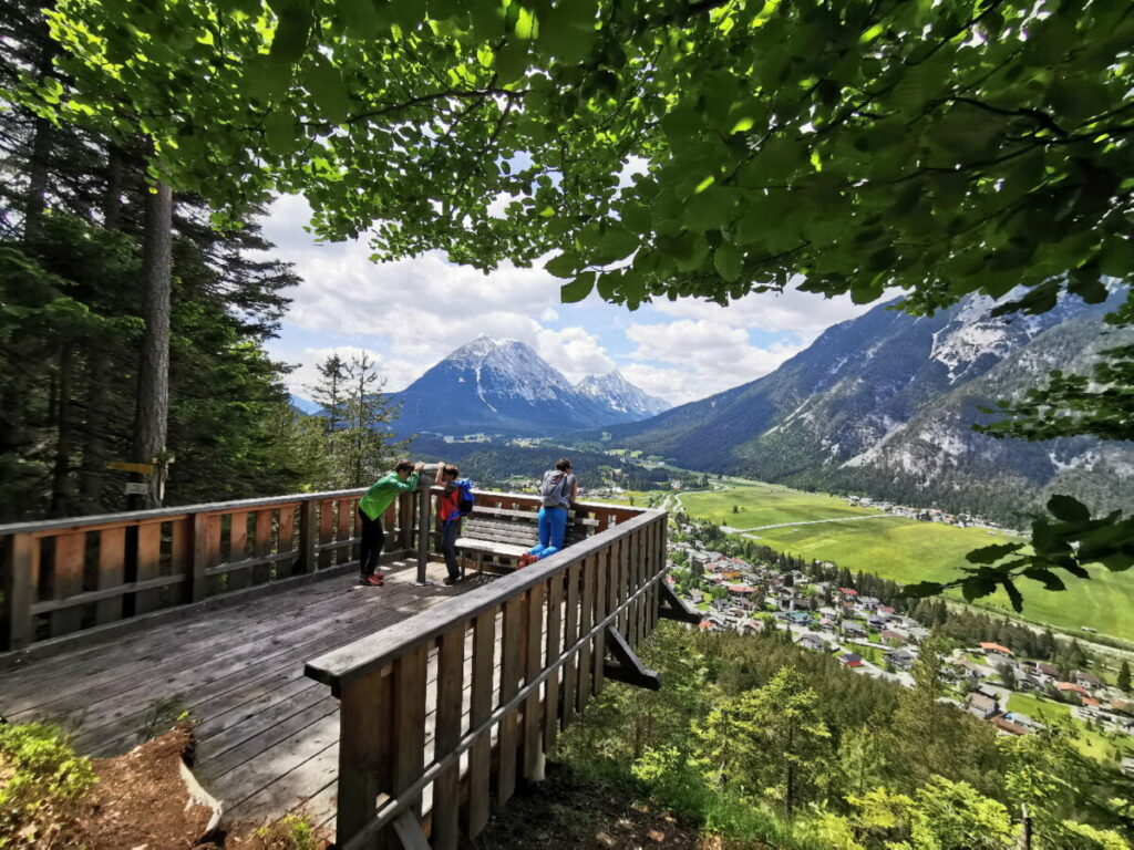 Kurblhang Leutasch - für mich der beste Aussichtspunkt über das schöne Hochtal in Tirol