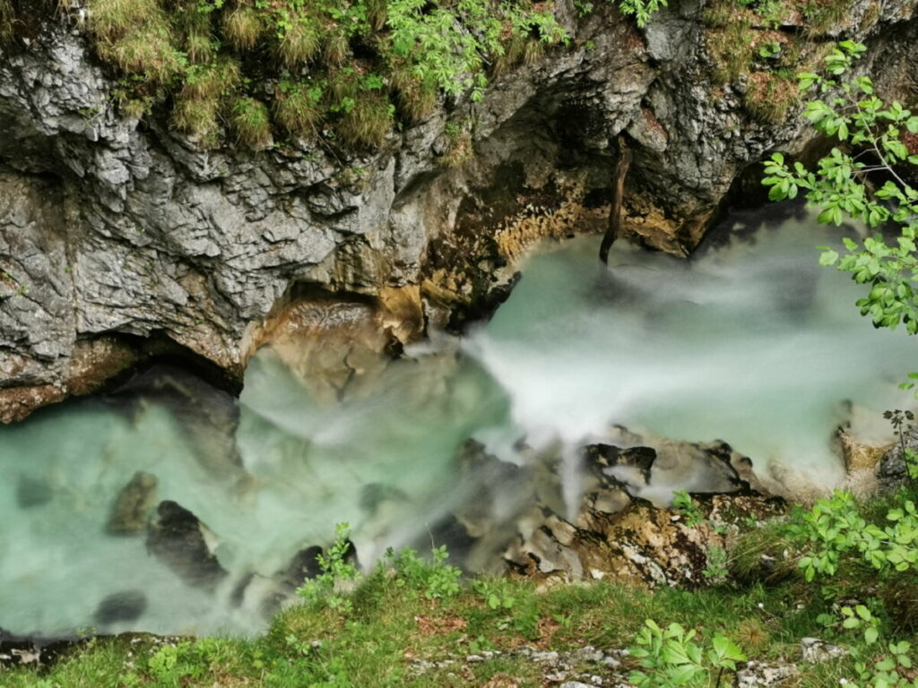 Die Leutascher Ache hat die Leutaschklamm geformt