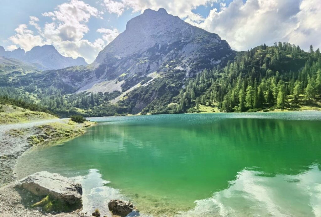 Von der Leutascher Ache weiter in die Berge - zum Seebensee