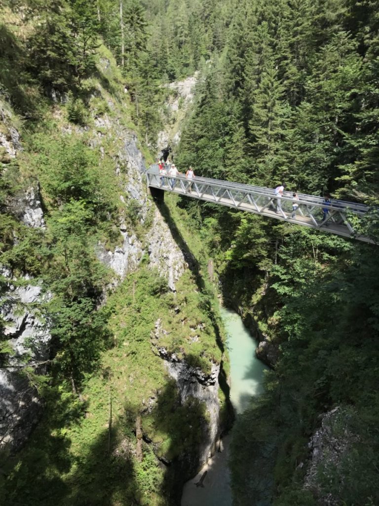 Das ist der kostenlose Teil der Leutaschklamm