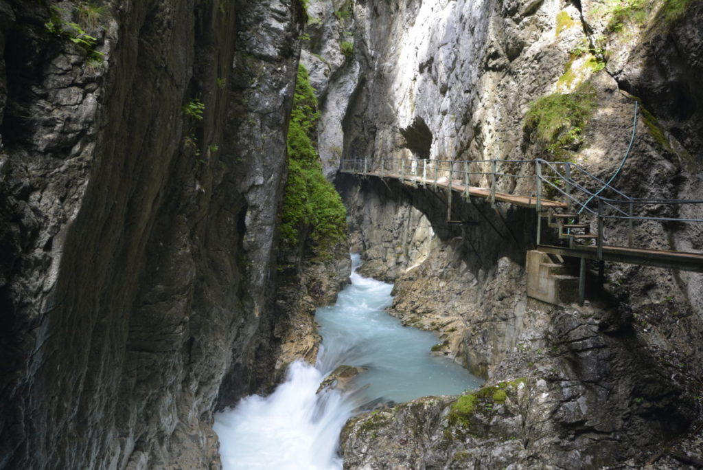 Die neue Klamm oder auf den alten Leutaschklamm Wasserfallsteig?