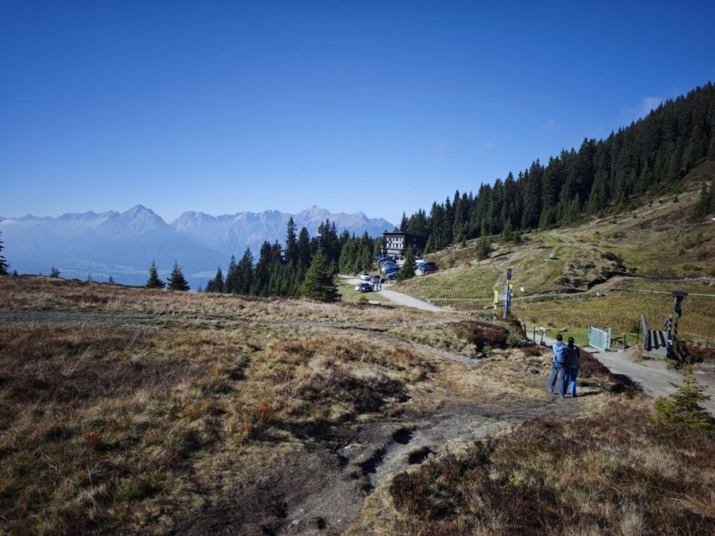  Der Loassattel - oder auch Loas genannt - mit Blick ins Karwendel