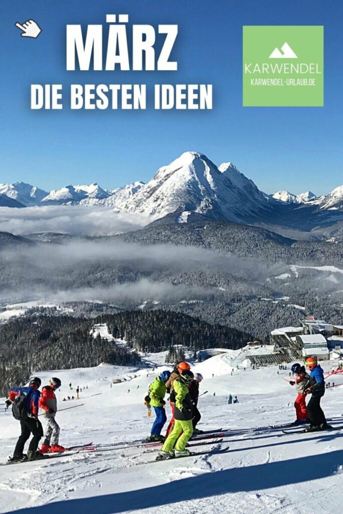 März Urlaub beim Skifahren im Karwendel
