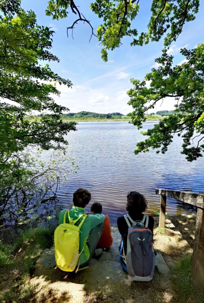 Der Maisinger See - lohnendes Ziel oberhalb der Schlucht