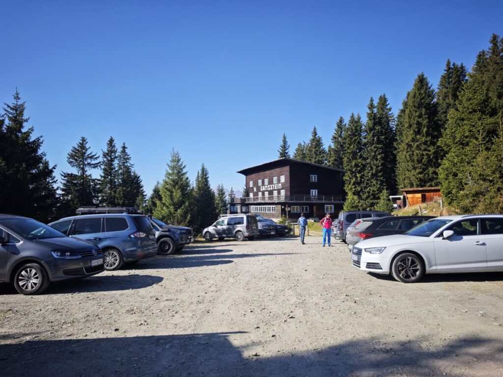Parkplatz Loassattel - Am Ende der Mautstraße Loas