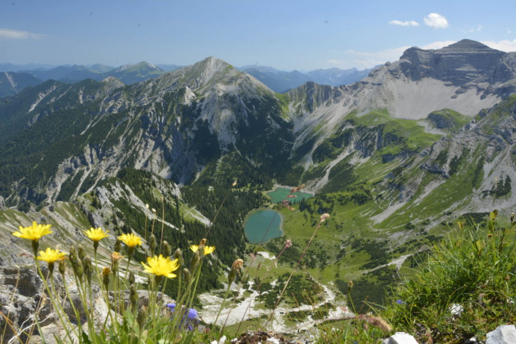 Bergwanderung im Gebiet Mittenwald - ab Krün oder Wallgau zu den Soiernseen und die Schöttelkarspitze