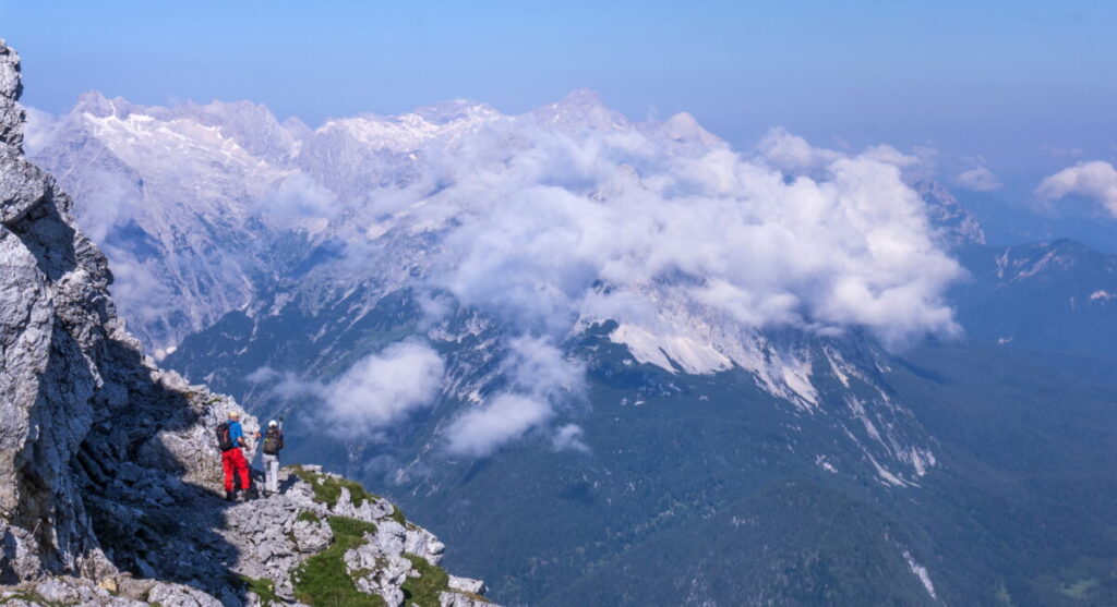 Mittenwalder Höhenweg - sehr beliebter Klettersteig im Karwendel