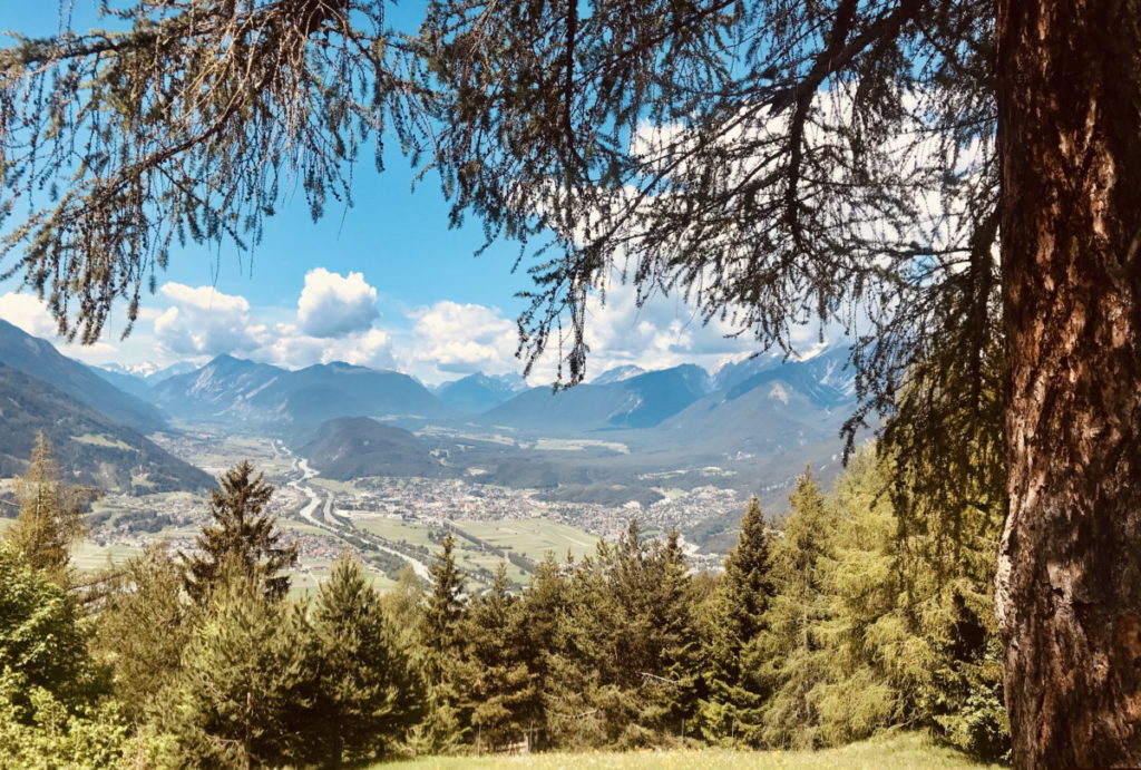 Ausblick von Mösern auf das Inntal