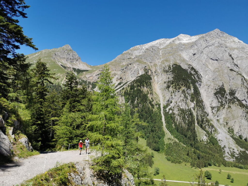 Panoramaweg Ahornboden zur Binsalm