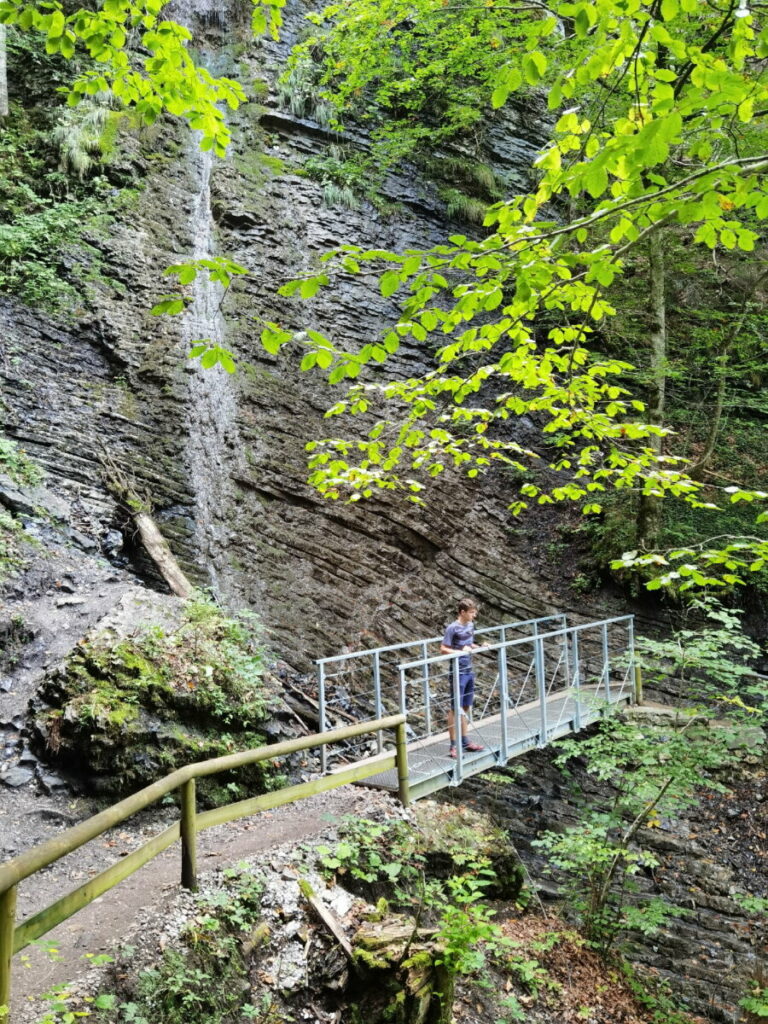 Schön zum Schauen: Der Partnachklamm Wasserfall