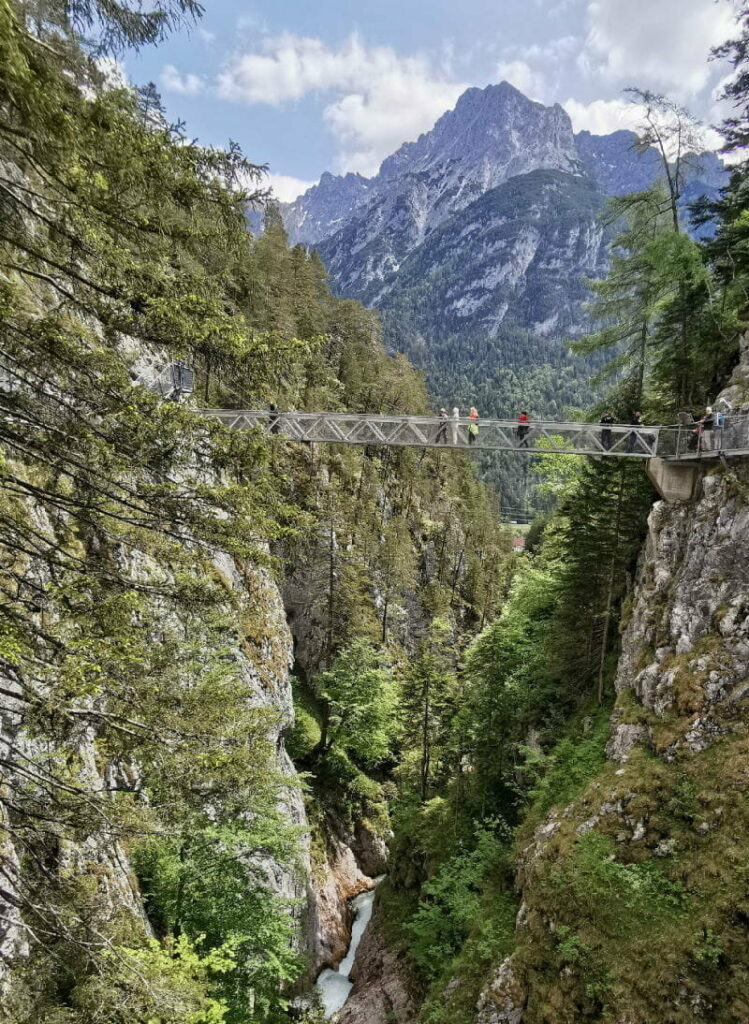 Pfingsturlaub in den Bergen - verpass nicht die Leutaschklamm