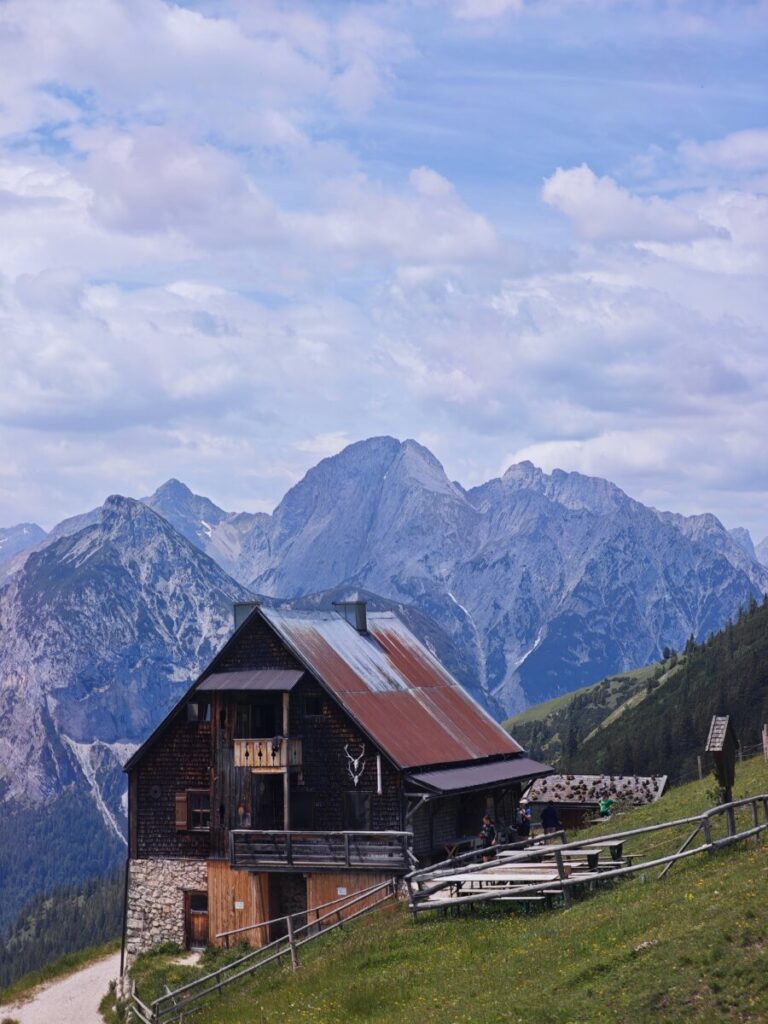 Plumsjochhütte Wanderung im Karwendel