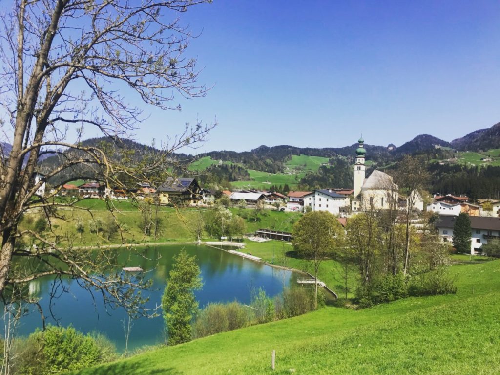 Der Reither See in Reith im Alpbachtal