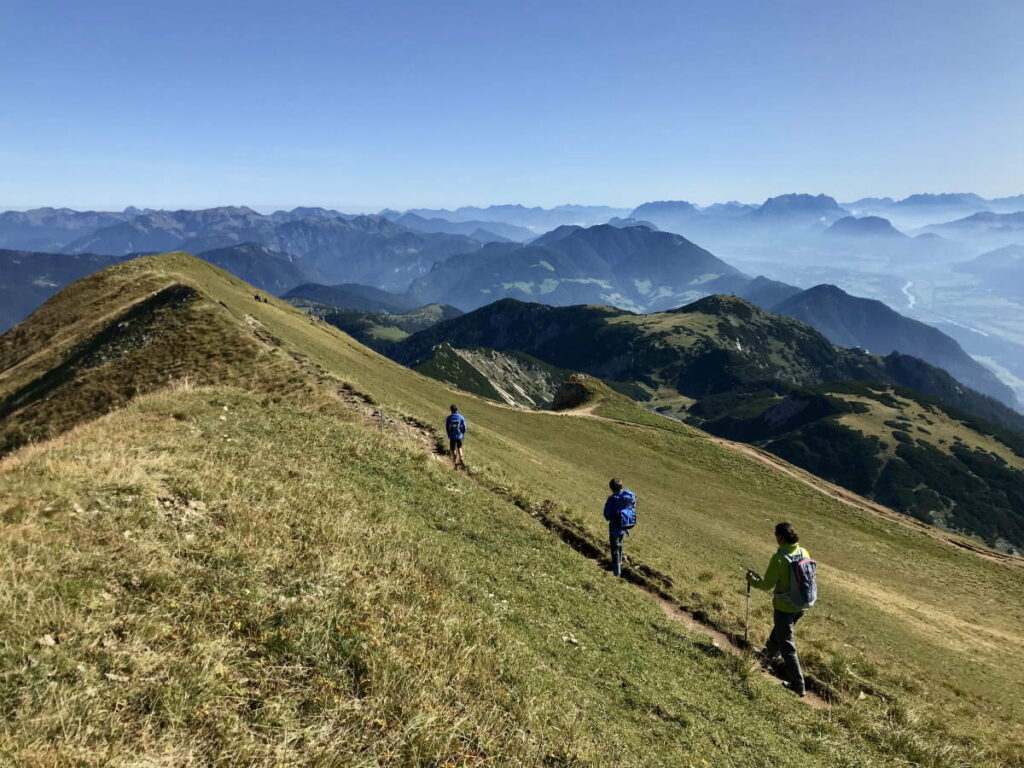 Im Familienurlaub Karwendel mit Kindern - aussichtsreich im Rofan wandern