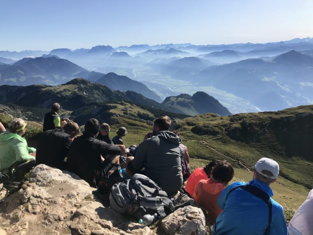 Auf die Rofanspitze wandern - und das ist die Aussicht oben