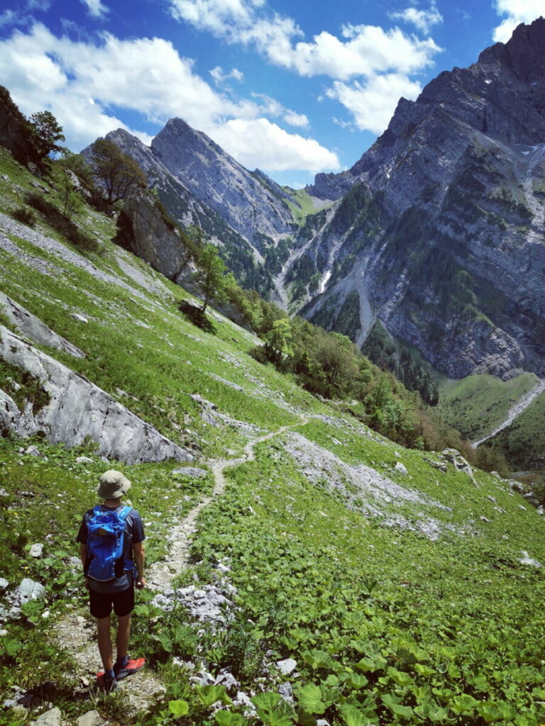 Wilde Natur in Hinterriss auf der Rontal Tortal Runde