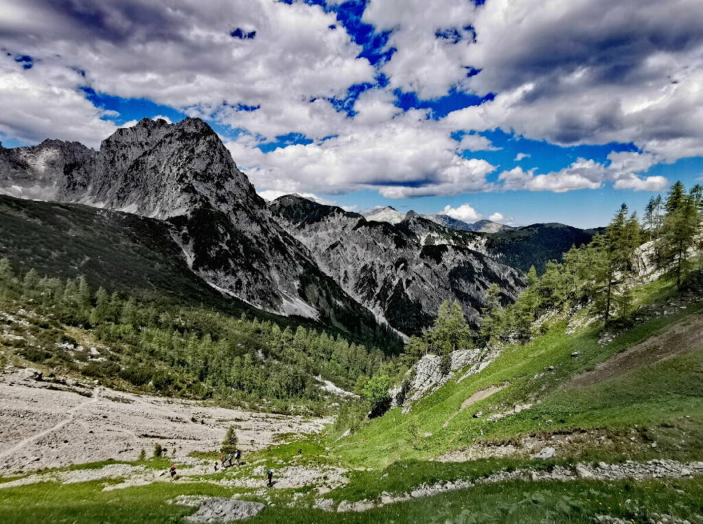 Von Hinterriss ins Rontal und Tortal wandern