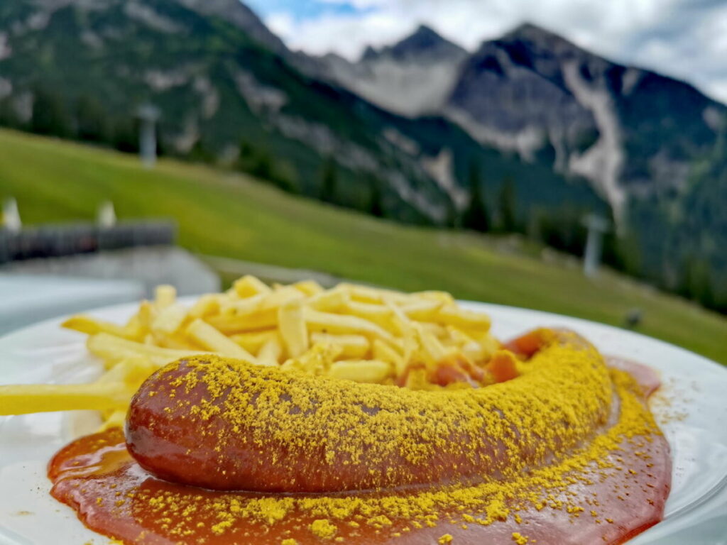 Die Rosshütte Currywurst mit einer excellenten Sauce