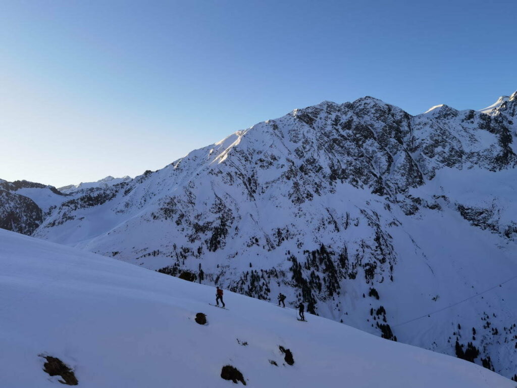 Ruderhofspitze Südanstieg ab Mutterbergalm