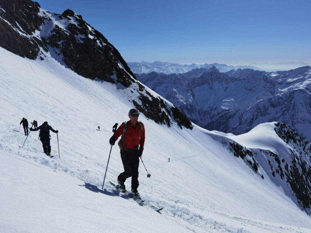 Ruderhofspitze Südanstieg - der Gipfel ist zum Greifen nah!