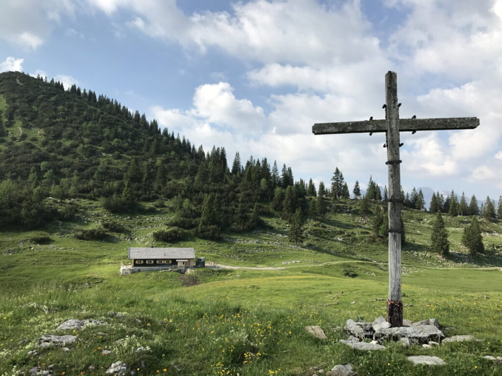 Aufstieg auf den Schafreuter über die Moosenalm