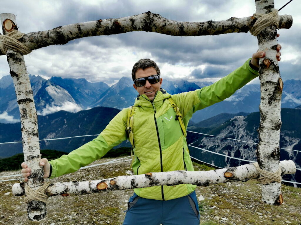 Seefeld Rosshütte - cooler Fotopoint am Seefelder Joch, direkt bei der Bergstation