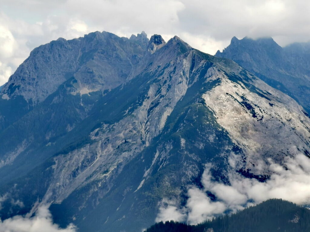 Das imposante Karwendel siehst du nur von ganz oben! 