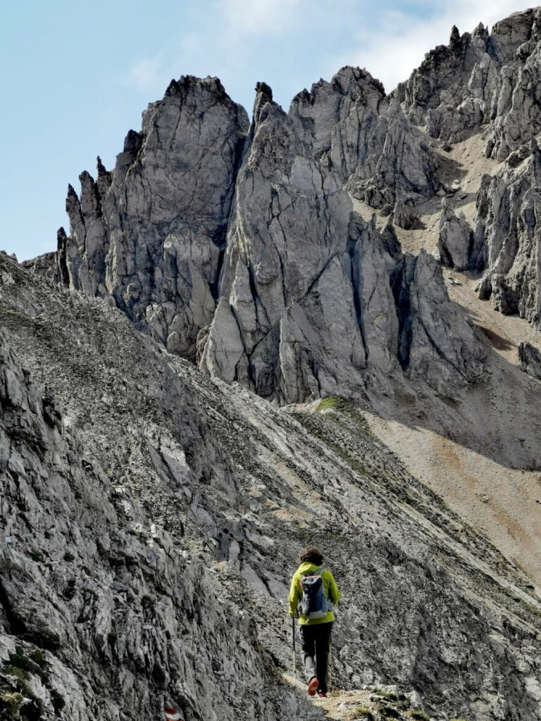 Seefeld Rosshütte wandern - von der Seefelder Spitze zur Reither Scharte