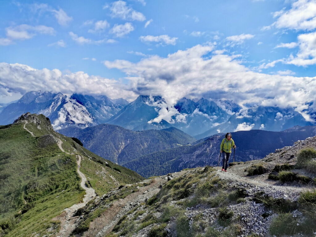 Seefeld wandern - mit viel Aussicht auf der Rosshütte in Seefeld